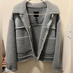 Blue Sherpa jacket